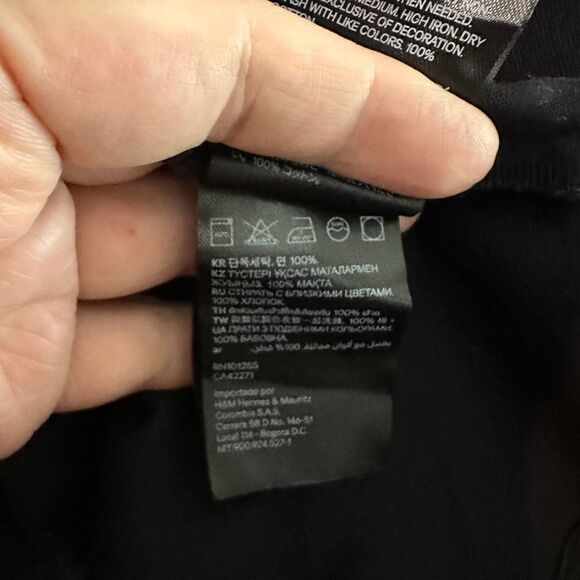 H&M Black Cargo Utility Jacket Size XS-Medium - Picture 6 of 7